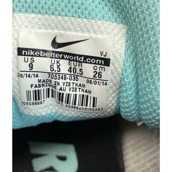 Nike Tailwind 7 Women’s Shoes Size 9 Black & Teal Run Workout - Picture 7 of 7